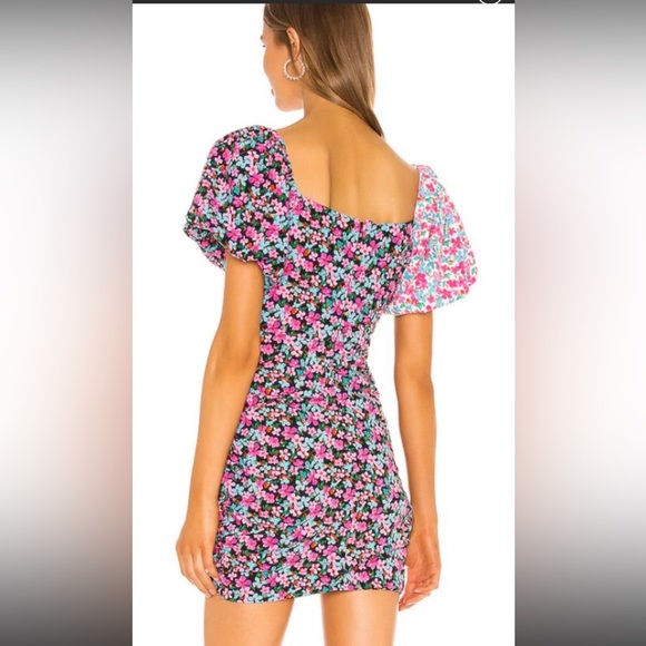 Lovers and Friends Meyer Mini Dress in Mixed Floral size xs - Picture 5 of 8